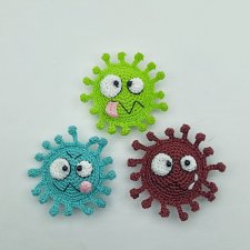 Брошь Вирус