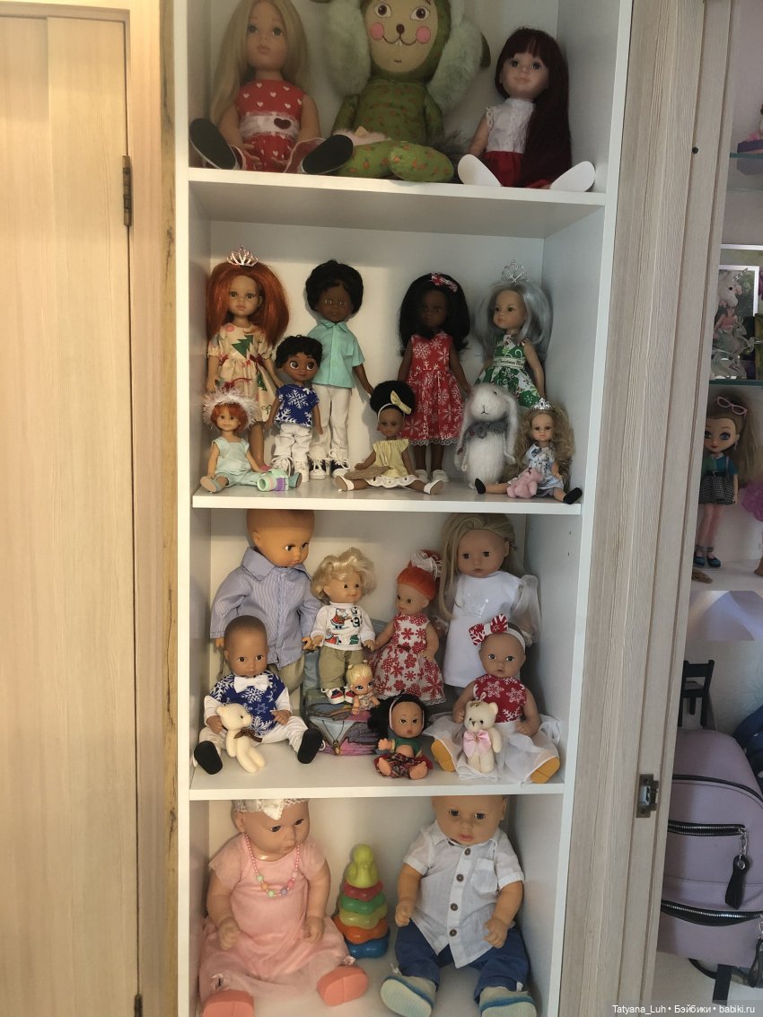 Мои полочки с куколками — Домашние коллекции кукол: фото собраний