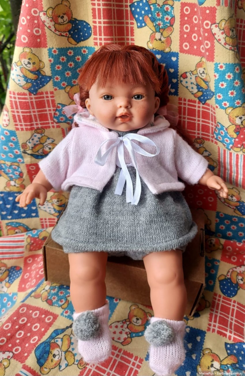 Рыженькая болтушка — Куклы Llorens (Ллоренс): испанские пупсы (фото 2)