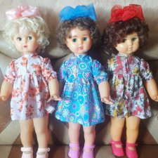 В плену у обаяния больших советских кукол Трио Маринок-флиртушек