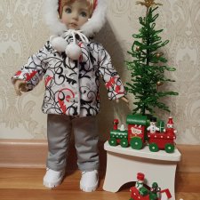 Зимний костюм для кукол LD, PR и др.