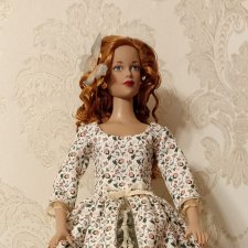 Платье для кукол Тоннер и им подобным.