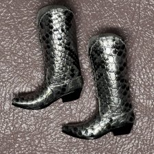 Обувь казаки для кукол 1:6