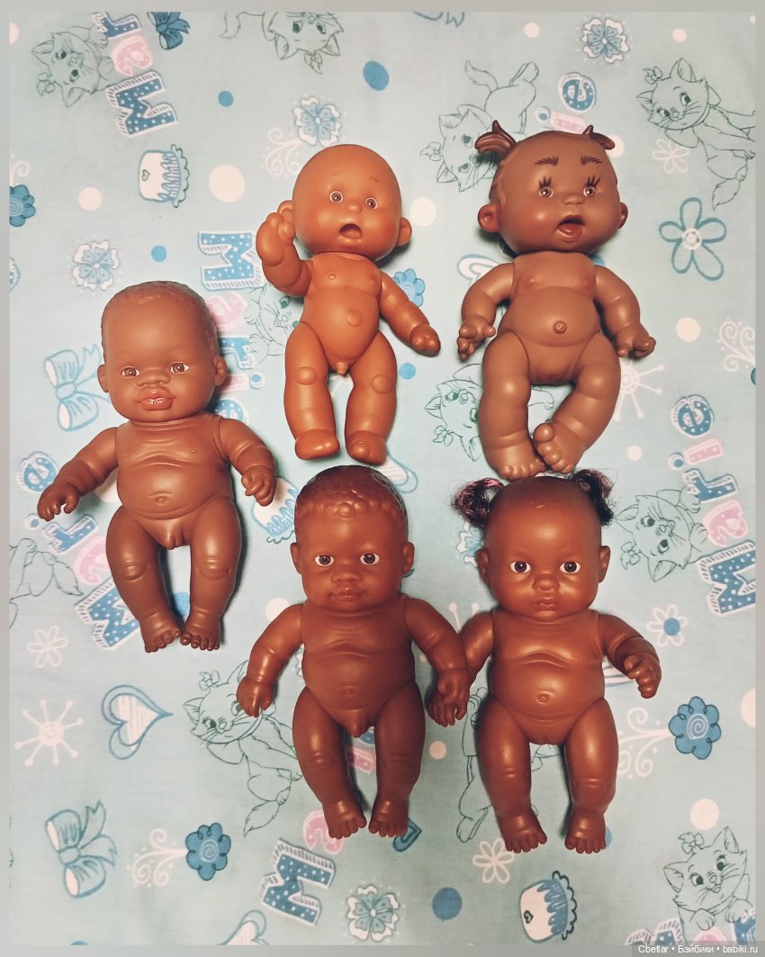 Пупсы-мулаты 20-23см — Игровые куклы разных производителей (Разное): редкие бренды (фото 2)