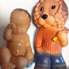 Резиновые игрушки времен СССР