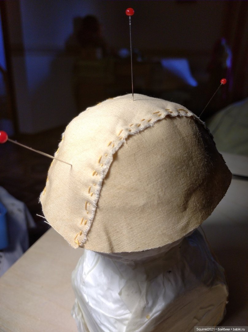 Делаем парик — Реставрация антикварных кукол: ремонт фарфора (фото 9)