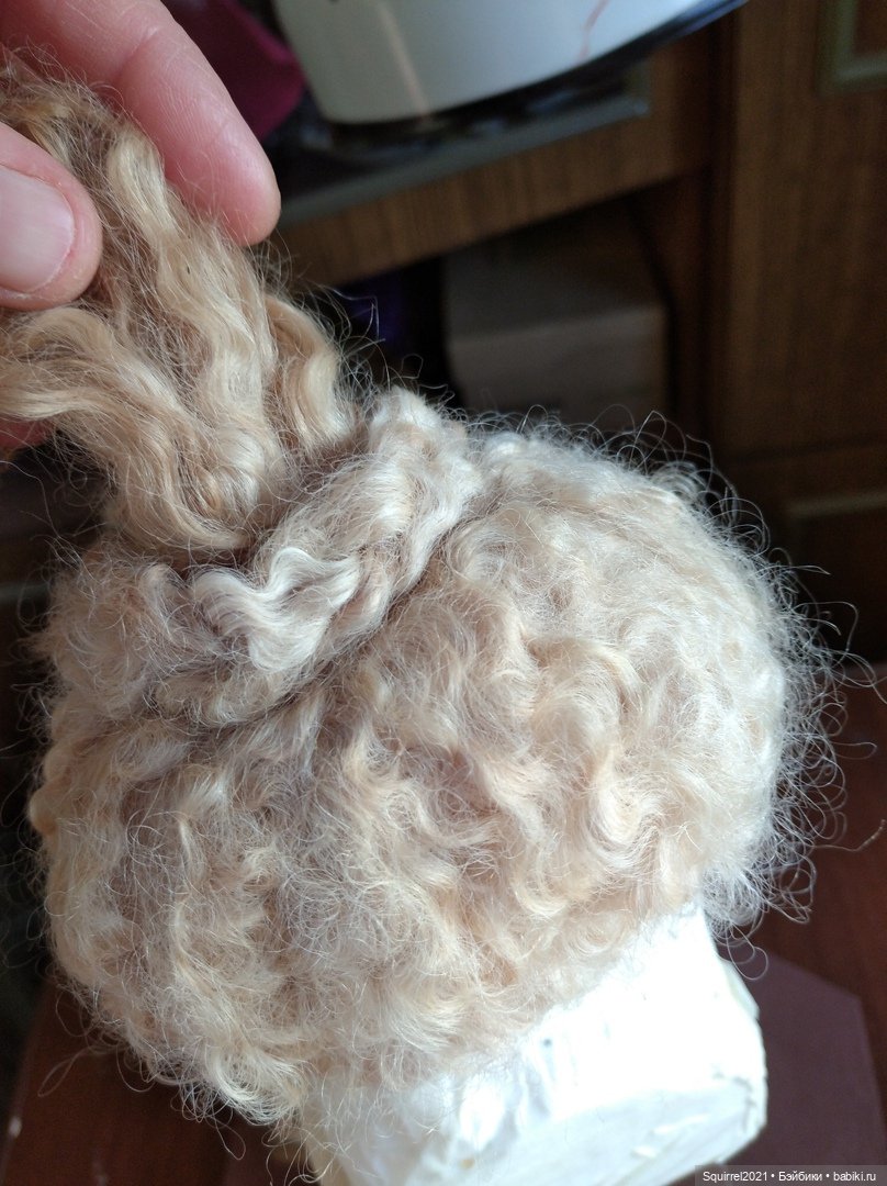 Шьем парик часть 3 — Реставрация антикварных кукол: ремонт фарфора (фото 8)