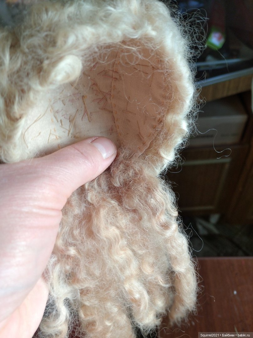 Шьем парик часть 3 — Реставрация антикварных кукол: ремонт фарфора (фото 10)