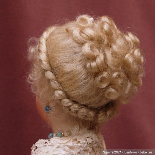 Шьем парик часть 3 — Реставрация антикварных кукол: ремонт фарфора (фото 9)
