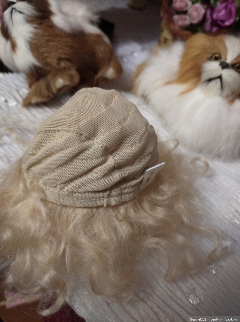 Делаем парик — Реставрация антикварных кукол: ремонт фарфора (фото 3)