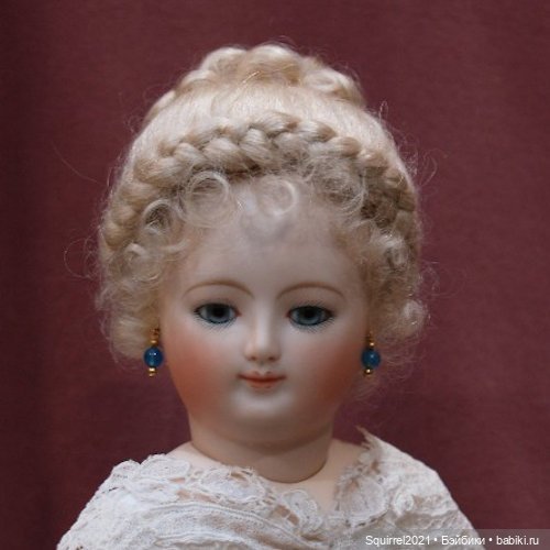 Делаем парик — Реставрация антикварных кукол: ремонт фарфора