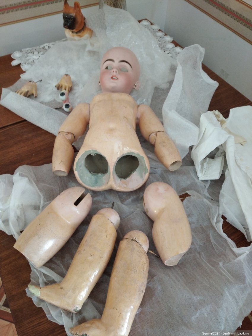 Ремонт фарфора 3 часть — Реставрация антикварных кукол: ремонт фарфора (фото 10)