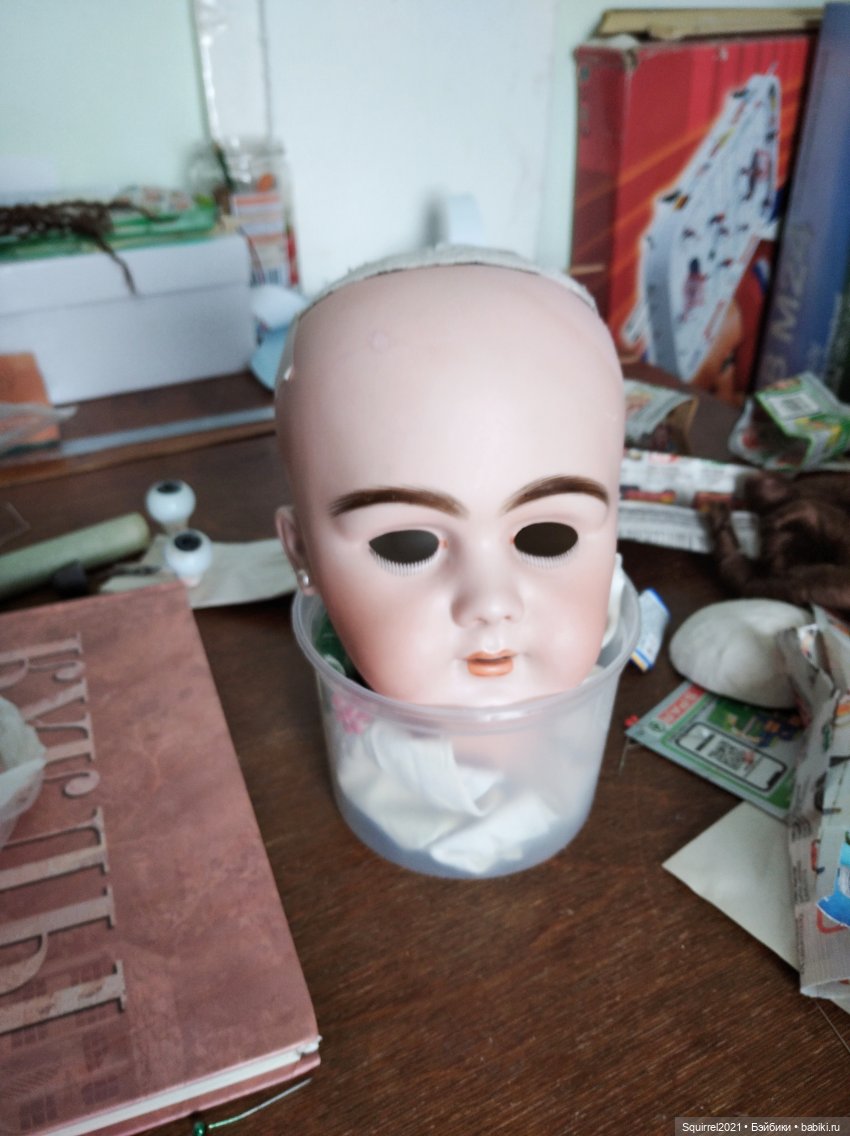 Ремонт фарфора 3 часть | Бэйбики Ремонт фарфора 3 часть — Реставрация антикварных кукол: ремонт фарфора (фото 9)