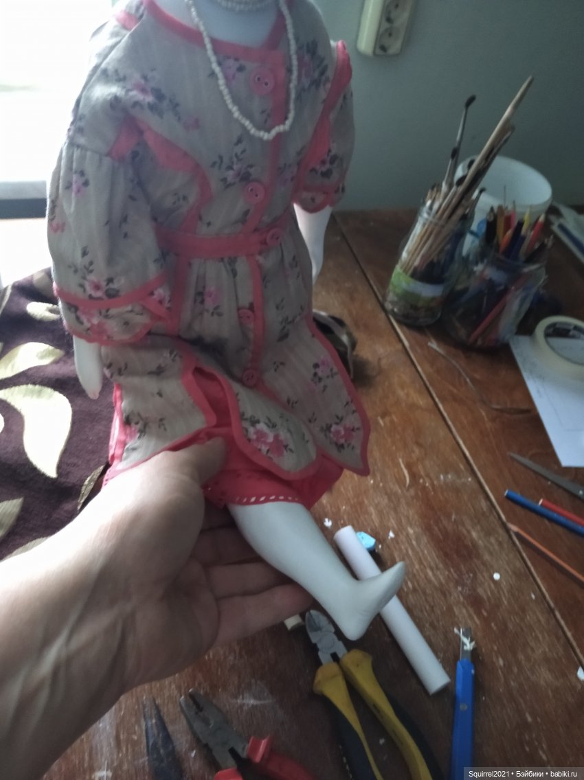 Подставка для куклы — Реставрация антикварных кукол: ремонт фарфора