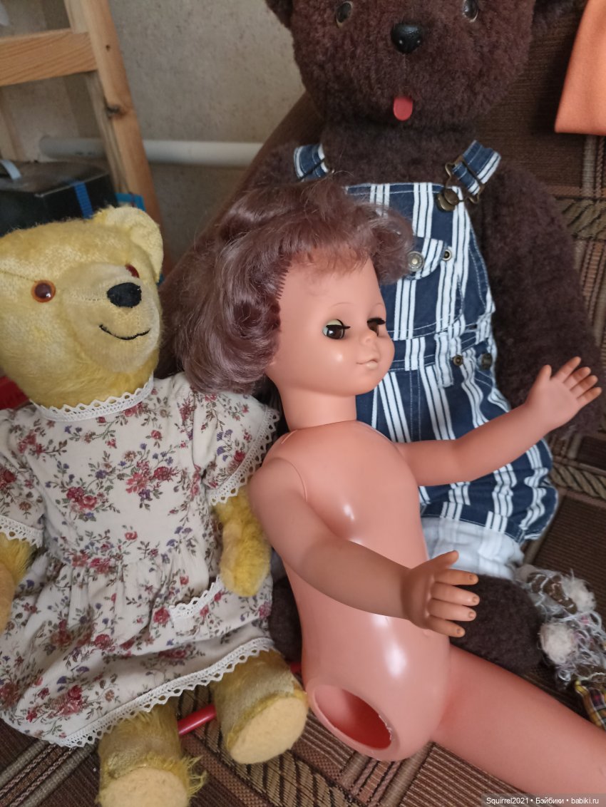 Ремонт ноги немецкой куклы(куклы ГДР)