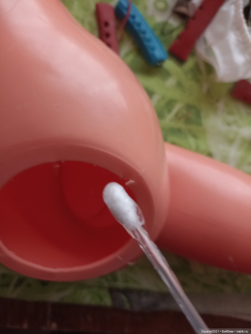 Ремонт ноги немецкой куклы(куклы ГДР)