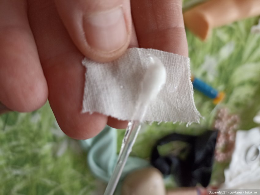 Ремонт ноги немецкой куклы(куклы ГДР)