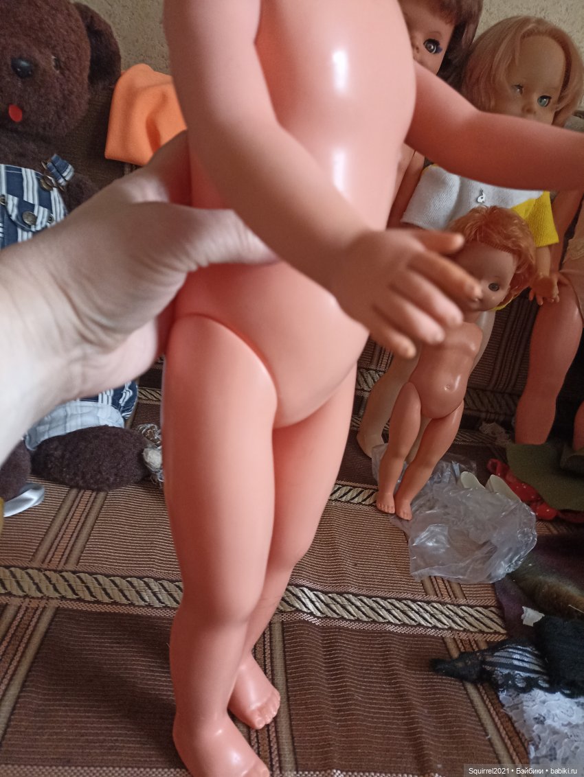 Ремонт ноги немецкой куклы(куклы ГДР)