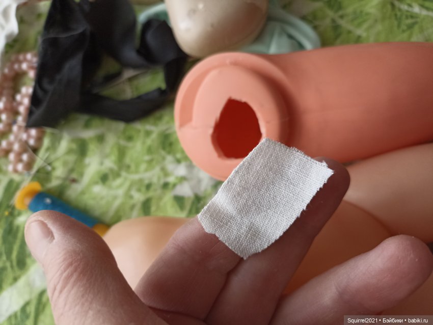 Ремонт ноги немецкой куклы(куклы ГДР) (фото 9)