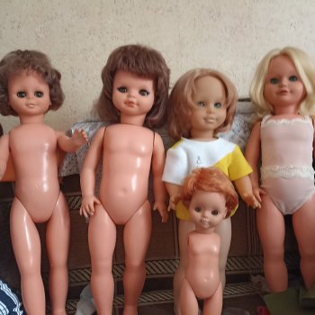 Ремонт ноги  немецкой куклы(куклы ГДР)