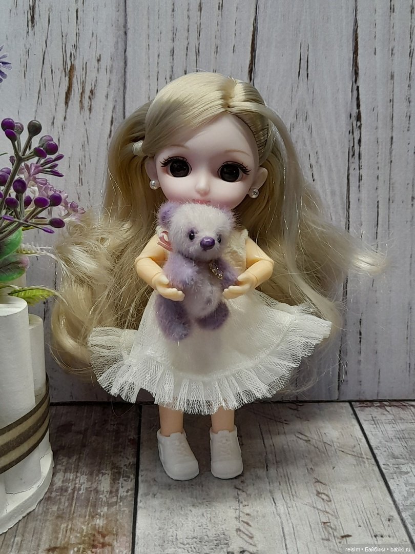 Мини плюшики для ваших кукол и две мои новые куколки