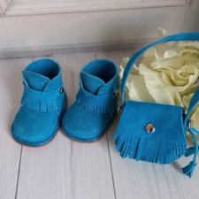 Сапожки и сумочка для куклы Мия