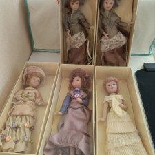 Фарфоровые куклы "Дамы эпохи"