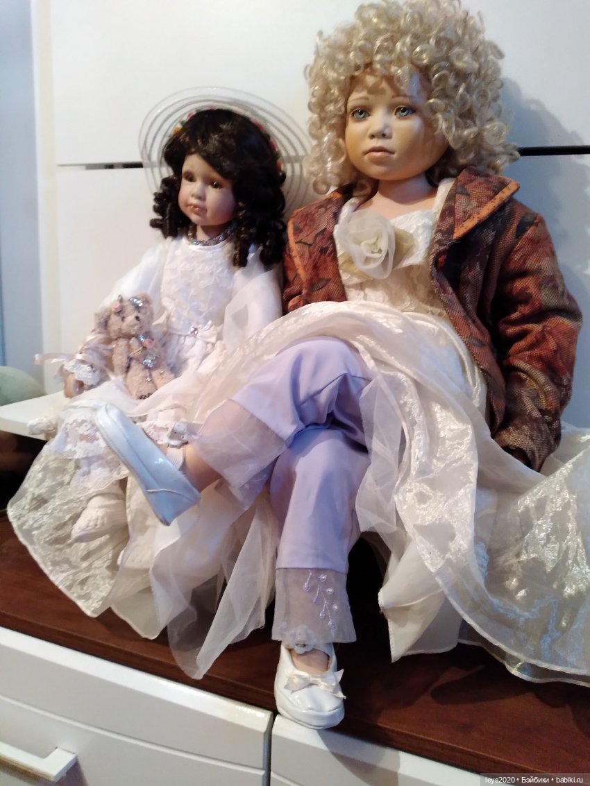 Мои прекрасные девочки — Куклы Christine Orange (Кристин Оранж): фарфор (фото 6)