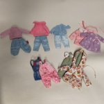 Большой лот качественной одежды для кукол 15-17 см ростом типа meadow doll, irrealdoll и похожих