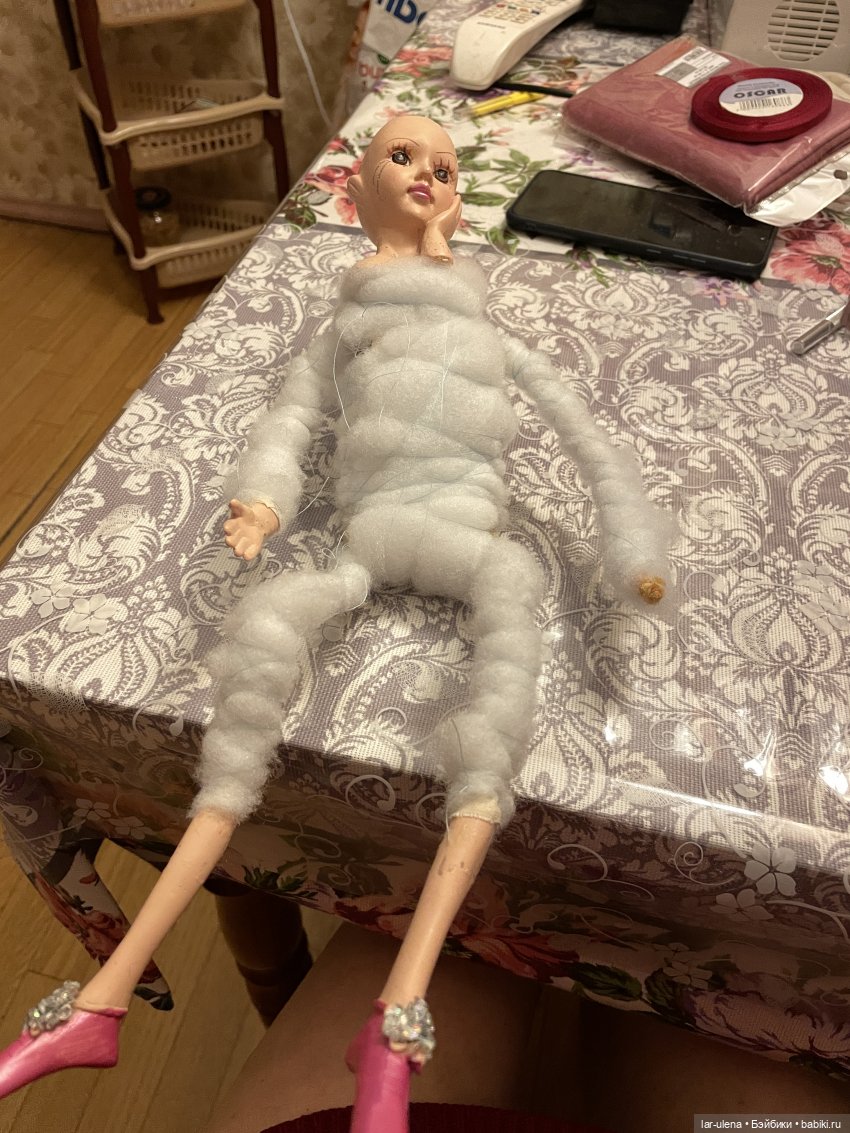 Первый опыт переделки — Реставрация и преображение кукол: ремонт (фото 7)