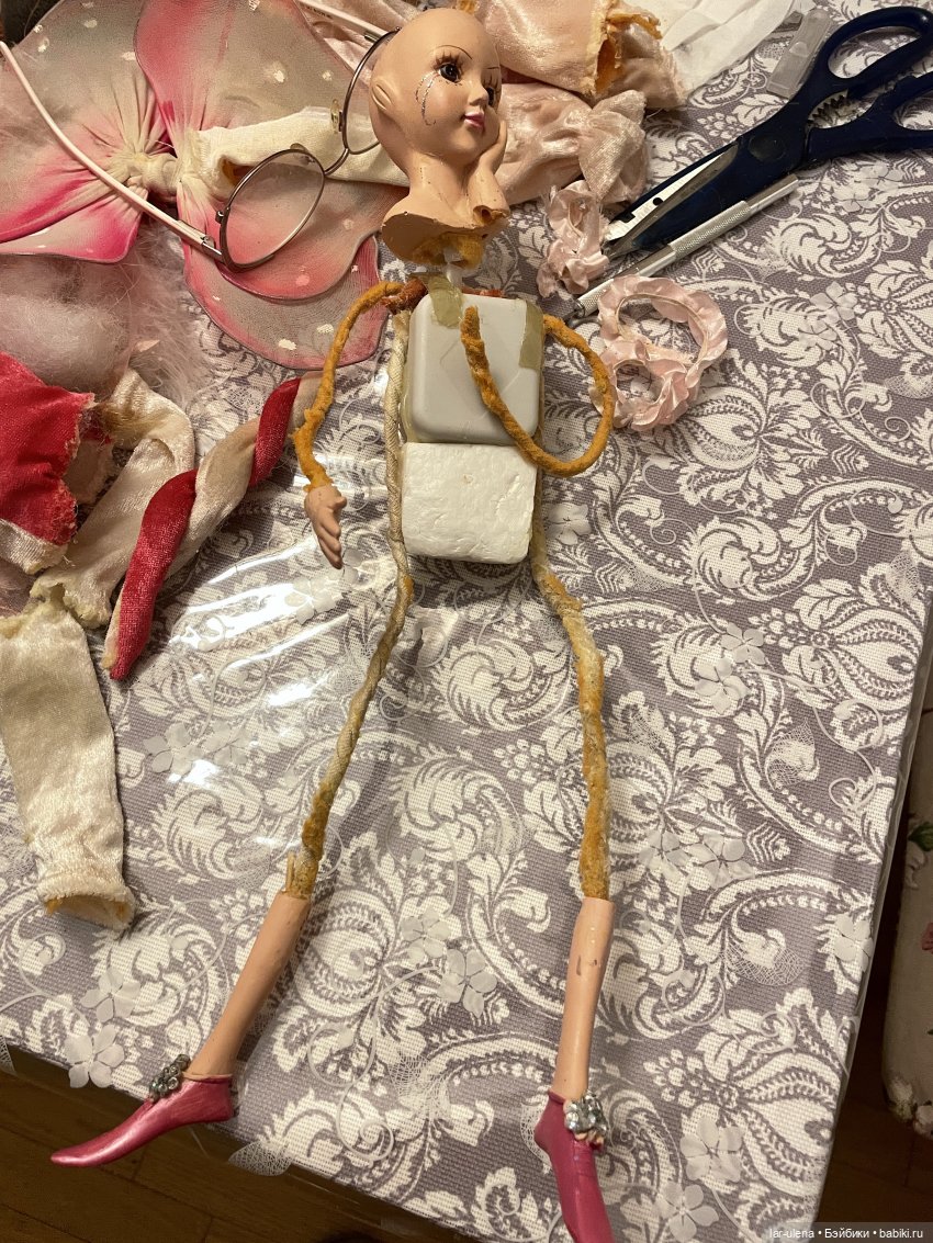Первый опыт переделки — Реставрация и преображение кукол: ремонт (фото 6)