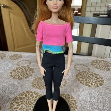 Barbie Fashionistas 64 на стандартном теле мтм