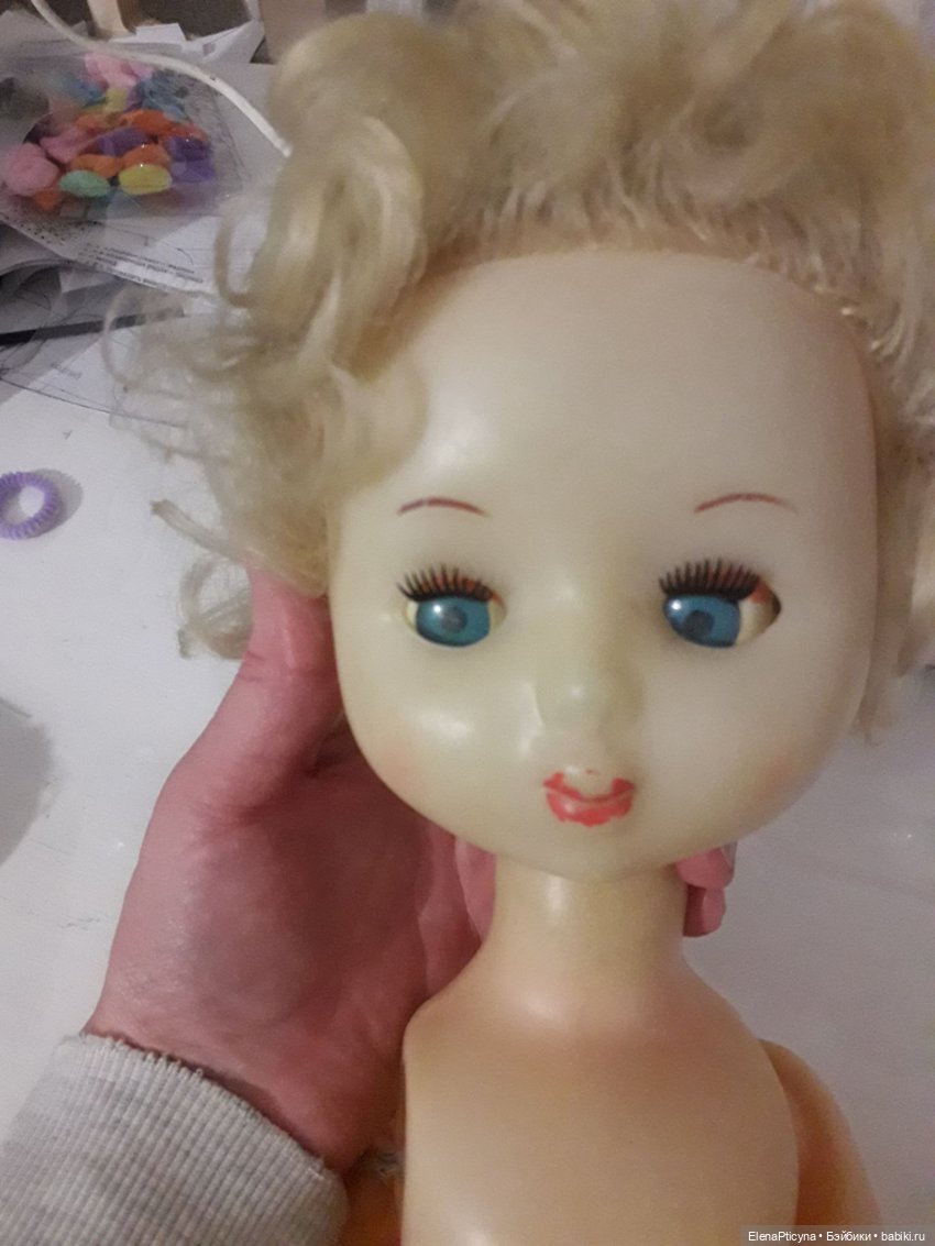 Ремонт кукол СССР и ГДР (немок): чернота (фото 4)