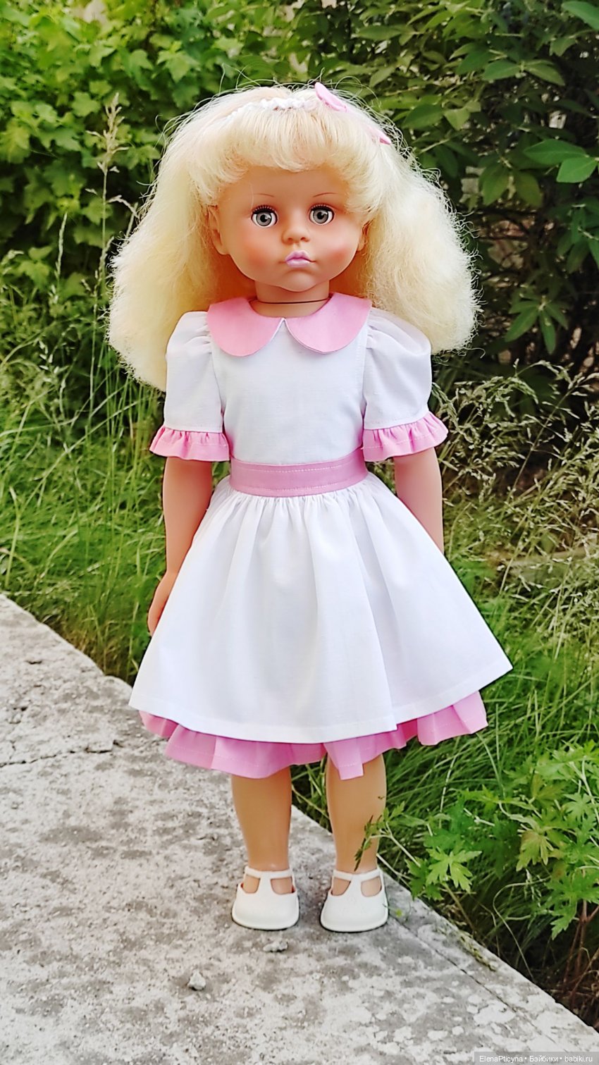 Розовый и белый — Одежда и обувь для кукол своими руками: фото (фото 7)