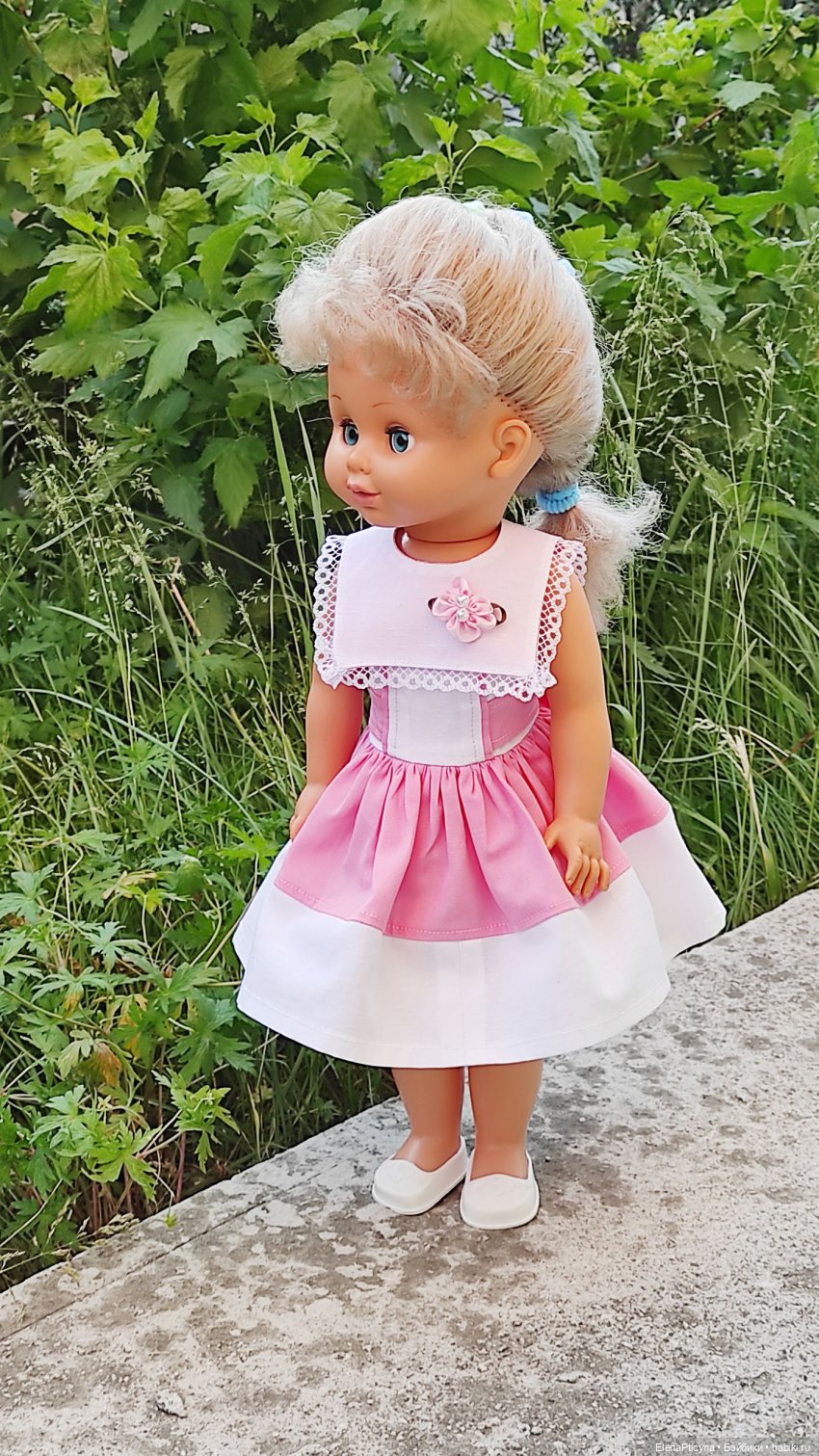 Розовый и белый — Одежда и обувь для кукол своими руками: фото
