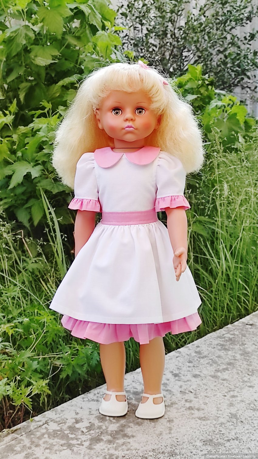 Розовый и белый — Одежда и обувь для кукол своими руками: фото (фото 6)