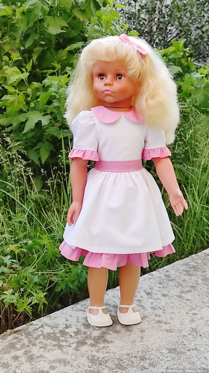 Розовый и белый — Одежда и обувь для кукол своими руками: фото (фото 5)