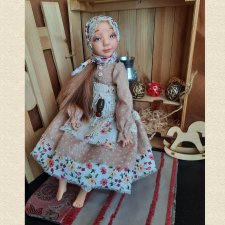 Кукла Леля, в русском стиле