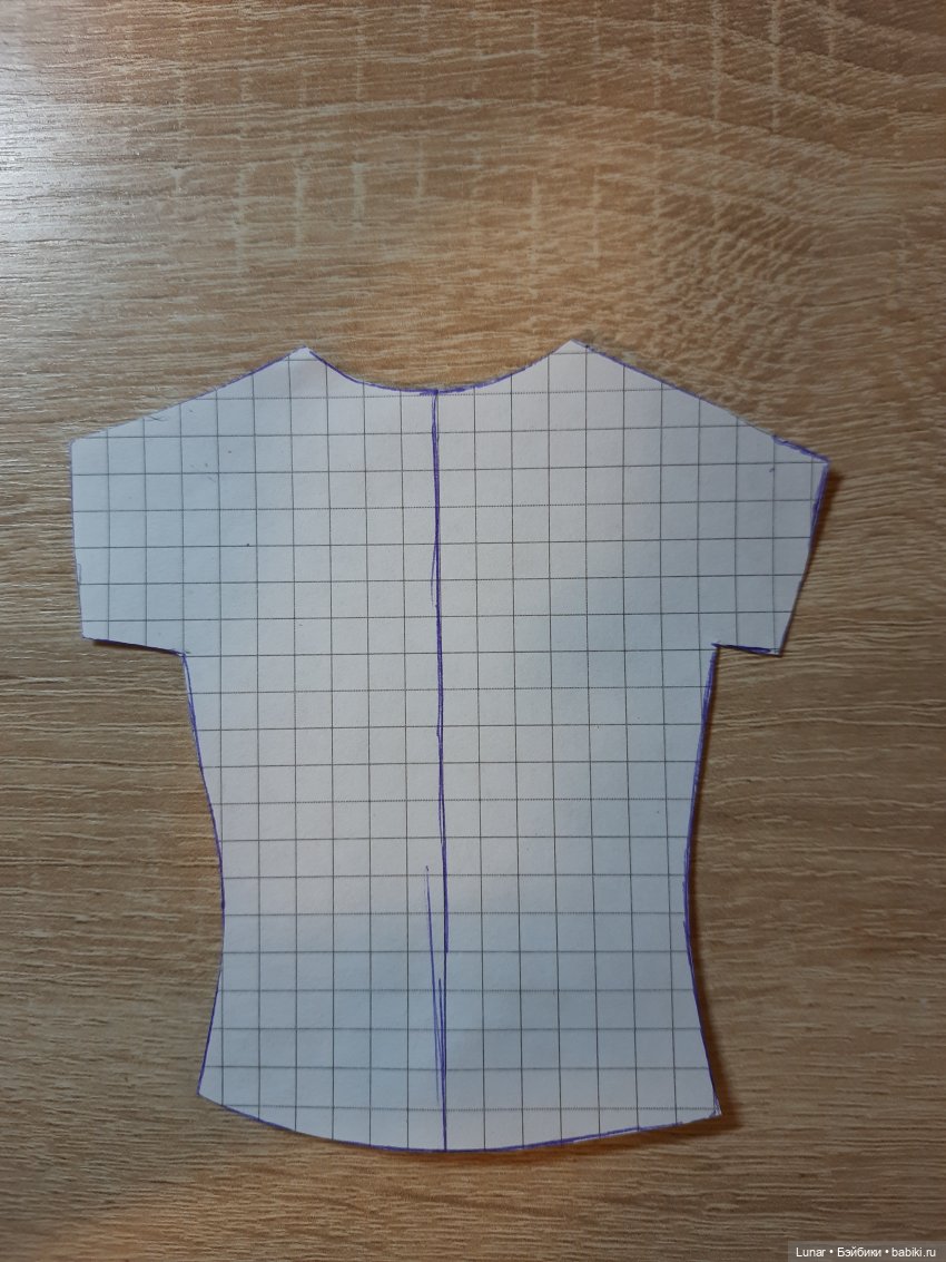Выкройка футболочки. Выкройка футболочки.