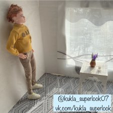 3 джемпера для Кена и пышки по одной выкройке