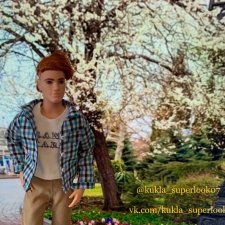 Прогулка в стильной одежде