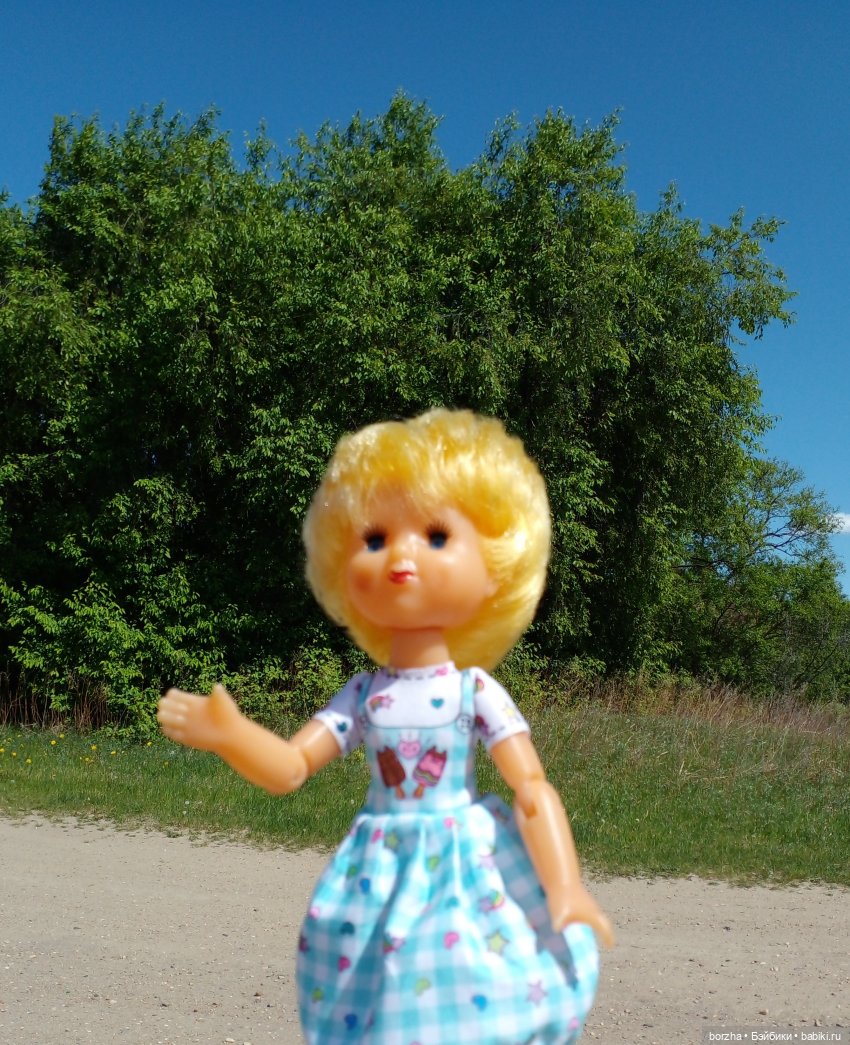 Июньская прогулка — Советские винтажные куклы (СССР): Ленигрушка (фото 3)