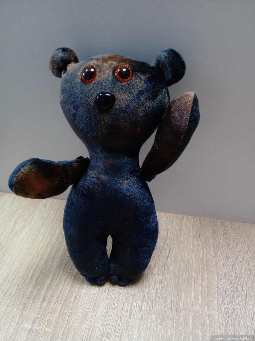Мишка — Текстильные игрушки и примитивы: кофейные (фото 6)