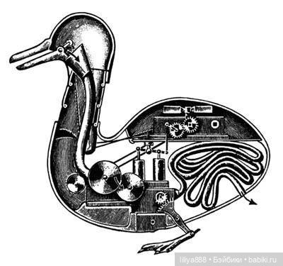 механическая утка вокансона механическая утка вокансона