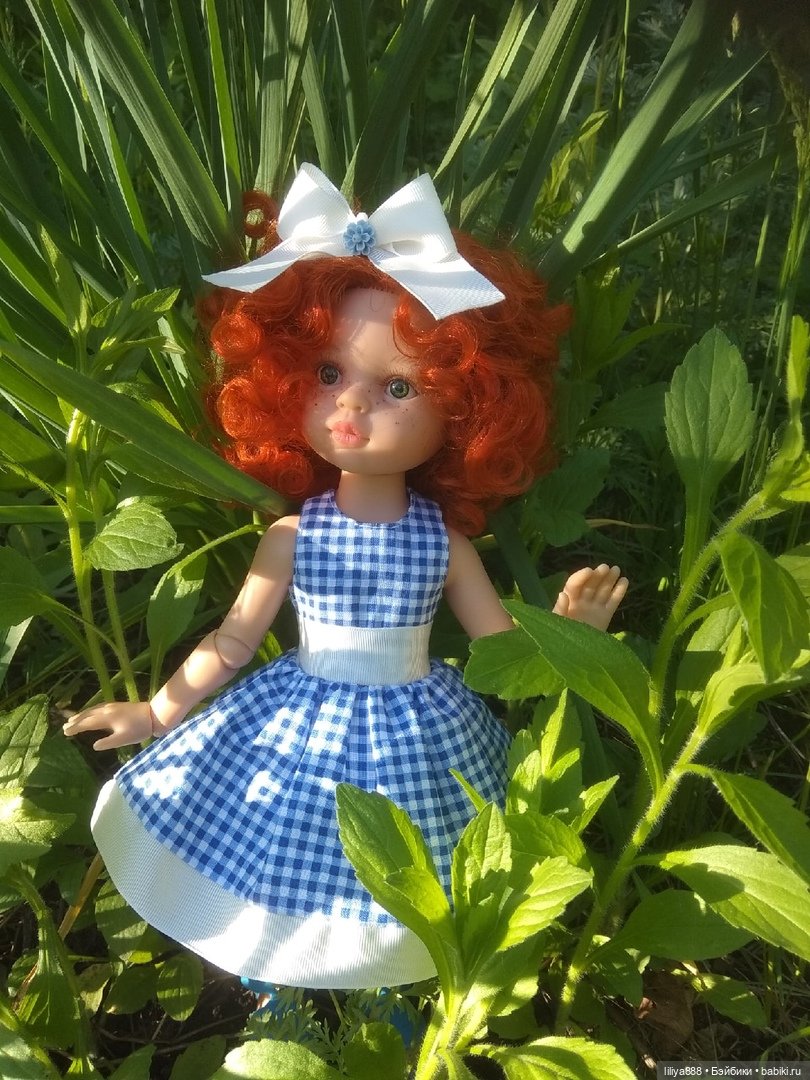 паола рейна, Paola Reina, кукла, природа, платье, одежда