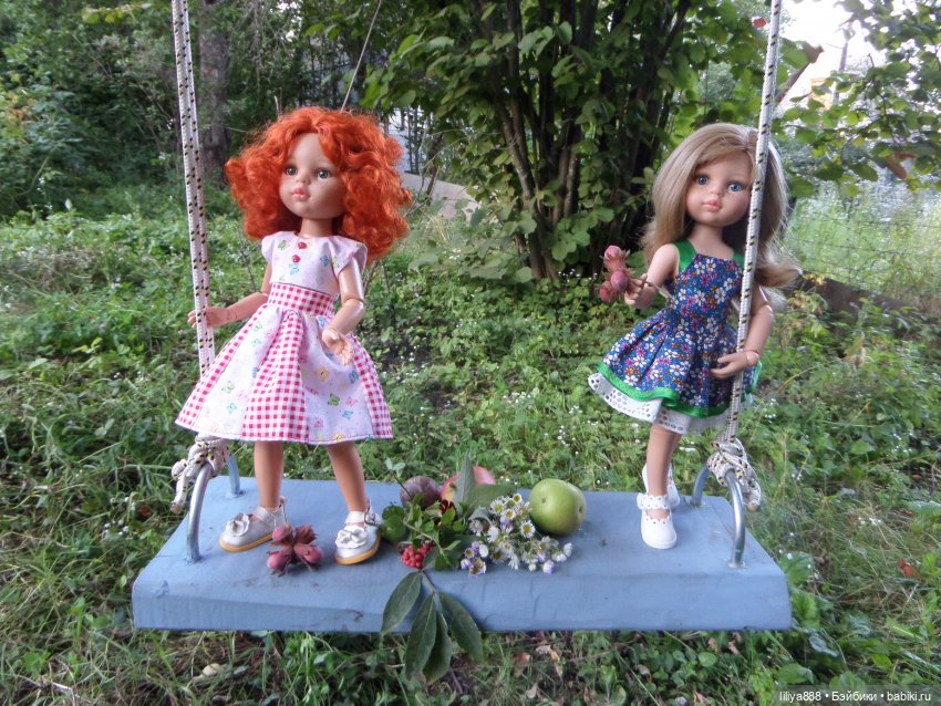 Паола Рейна, Paola Reina, качели, лето, кукла