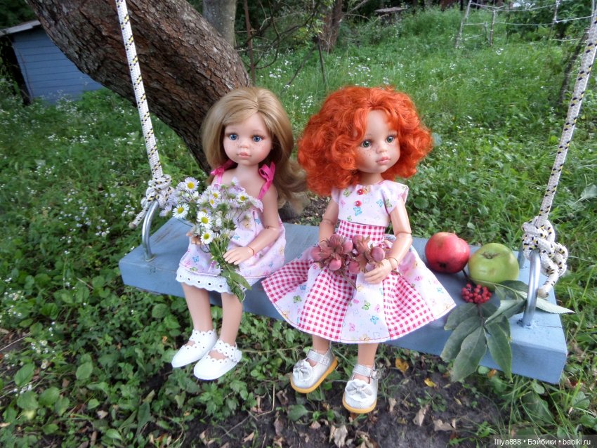 Паола Рейна, Paola Reina, качели, лето, кукла