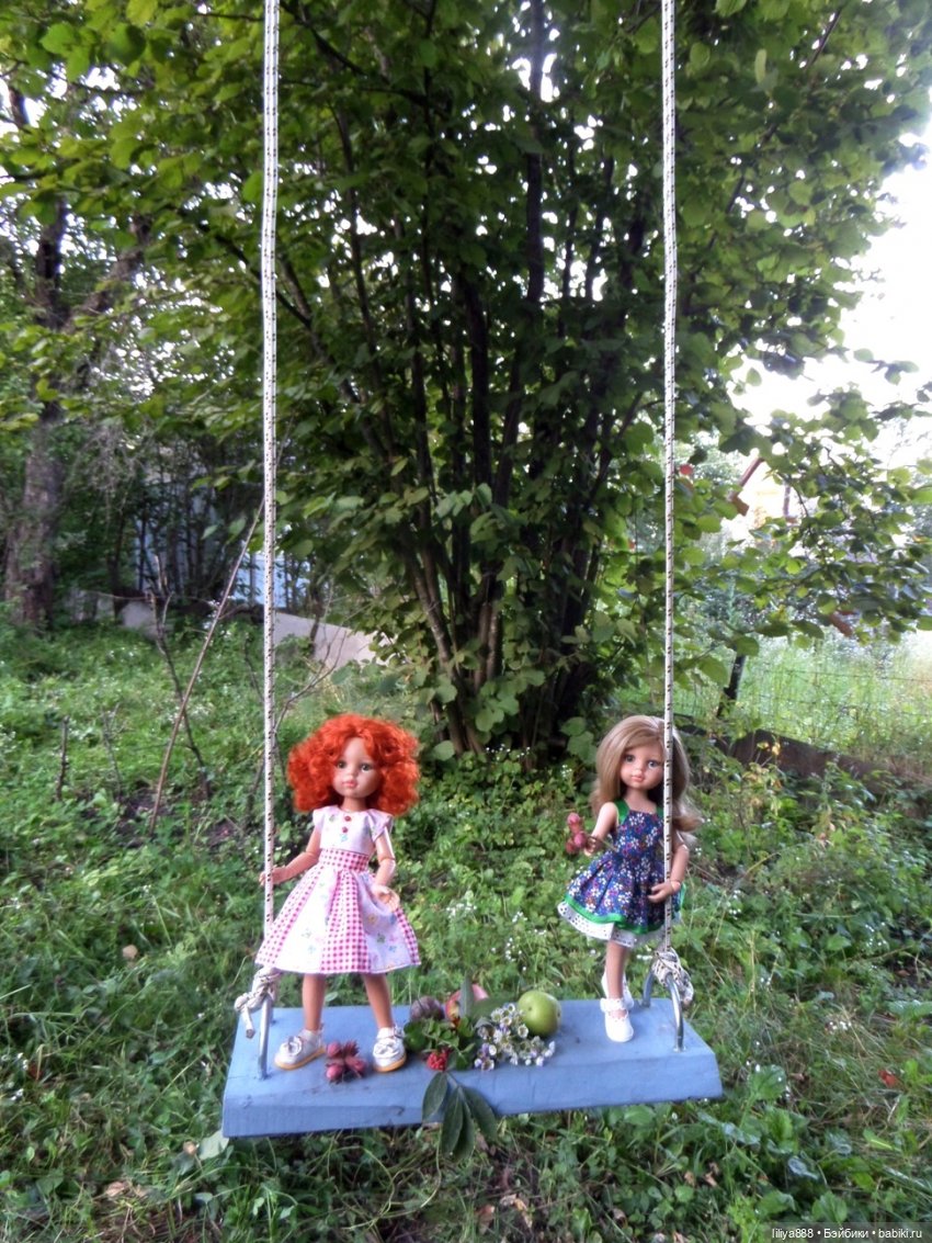 Паола Рейна, Paola Reina, качели, лето, кукла