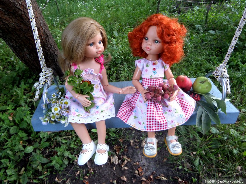 Paola Reina, Паола Рейна, кукла, дача, качели, лето