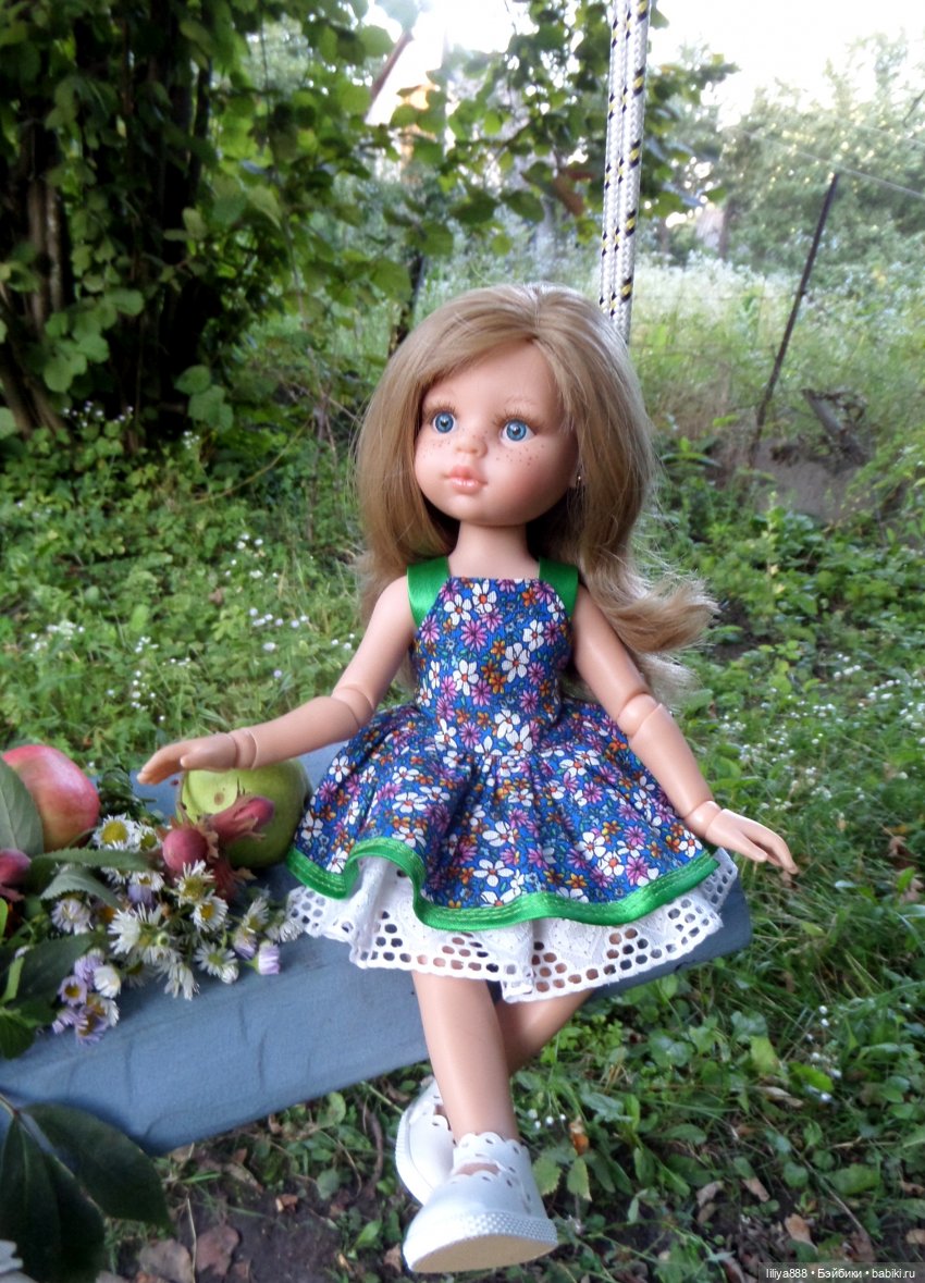 Паола Рейна, Paola Reina, качели, лето, кукла